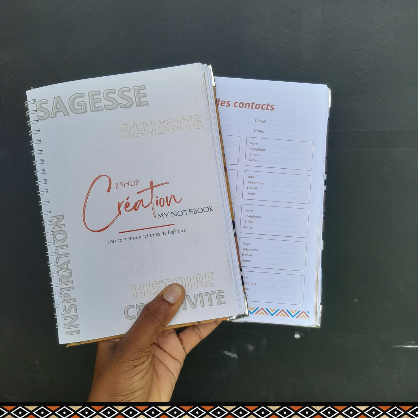 Le notebook jj shop création