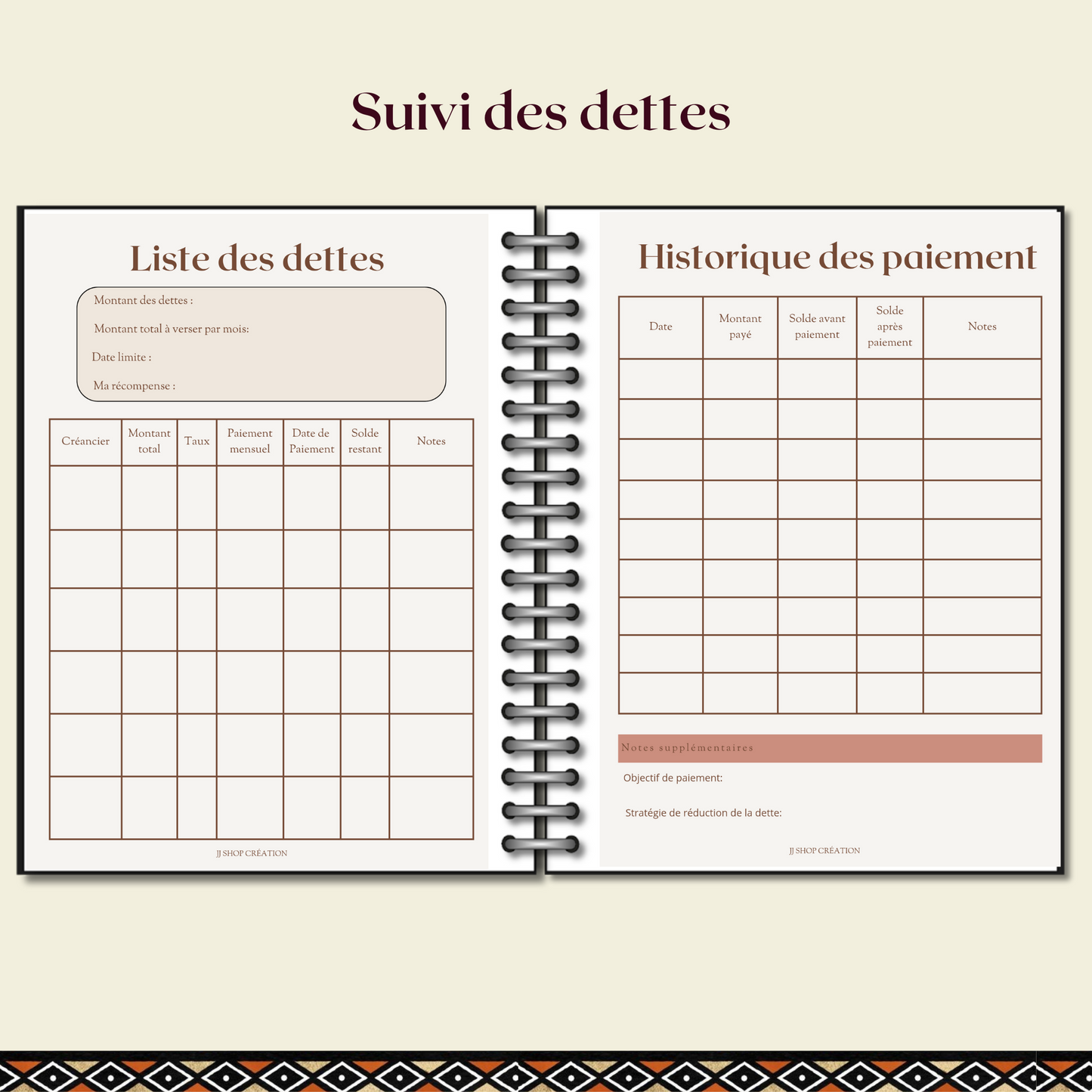 Mon budget mensuel