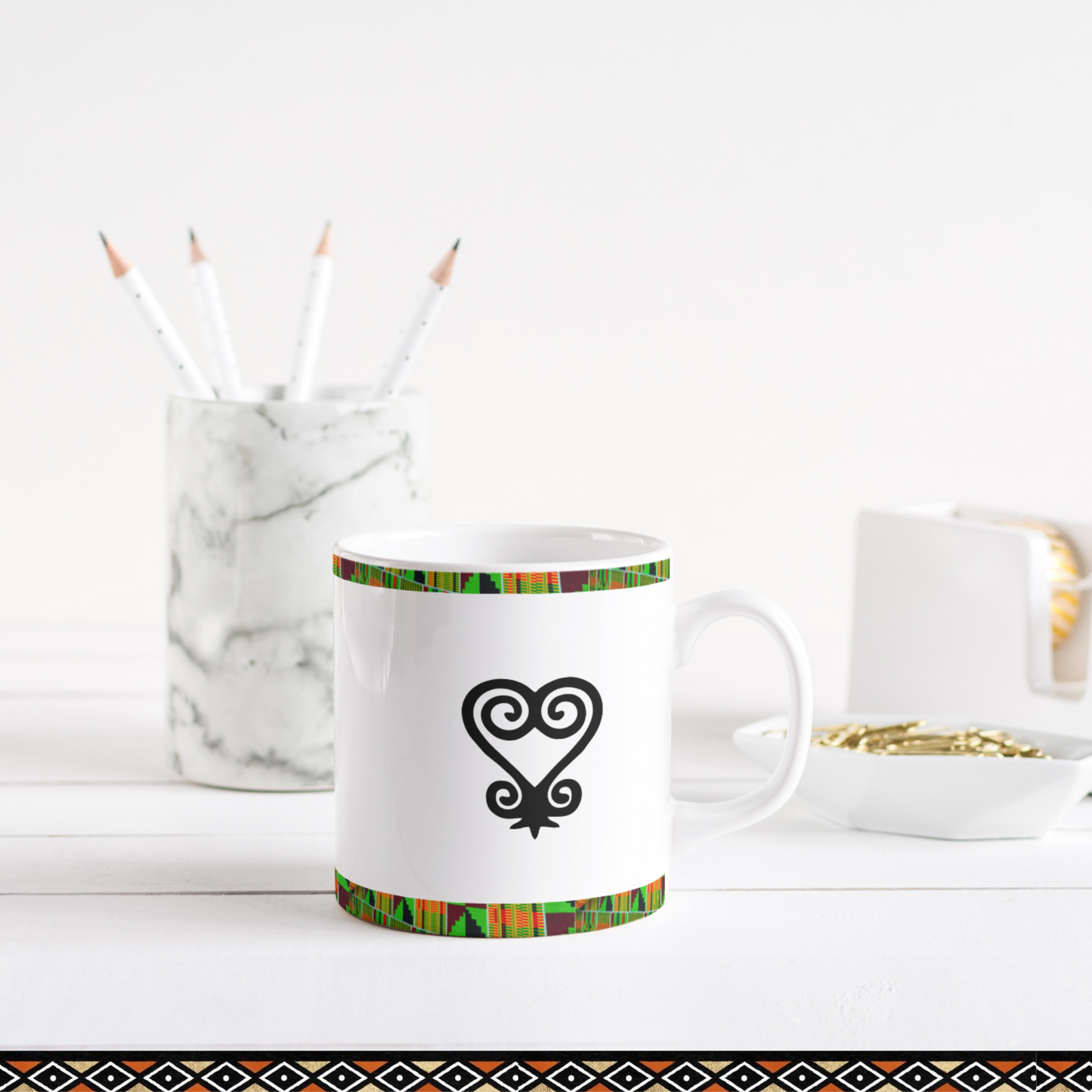 Tasse personnalisée à symbole africain