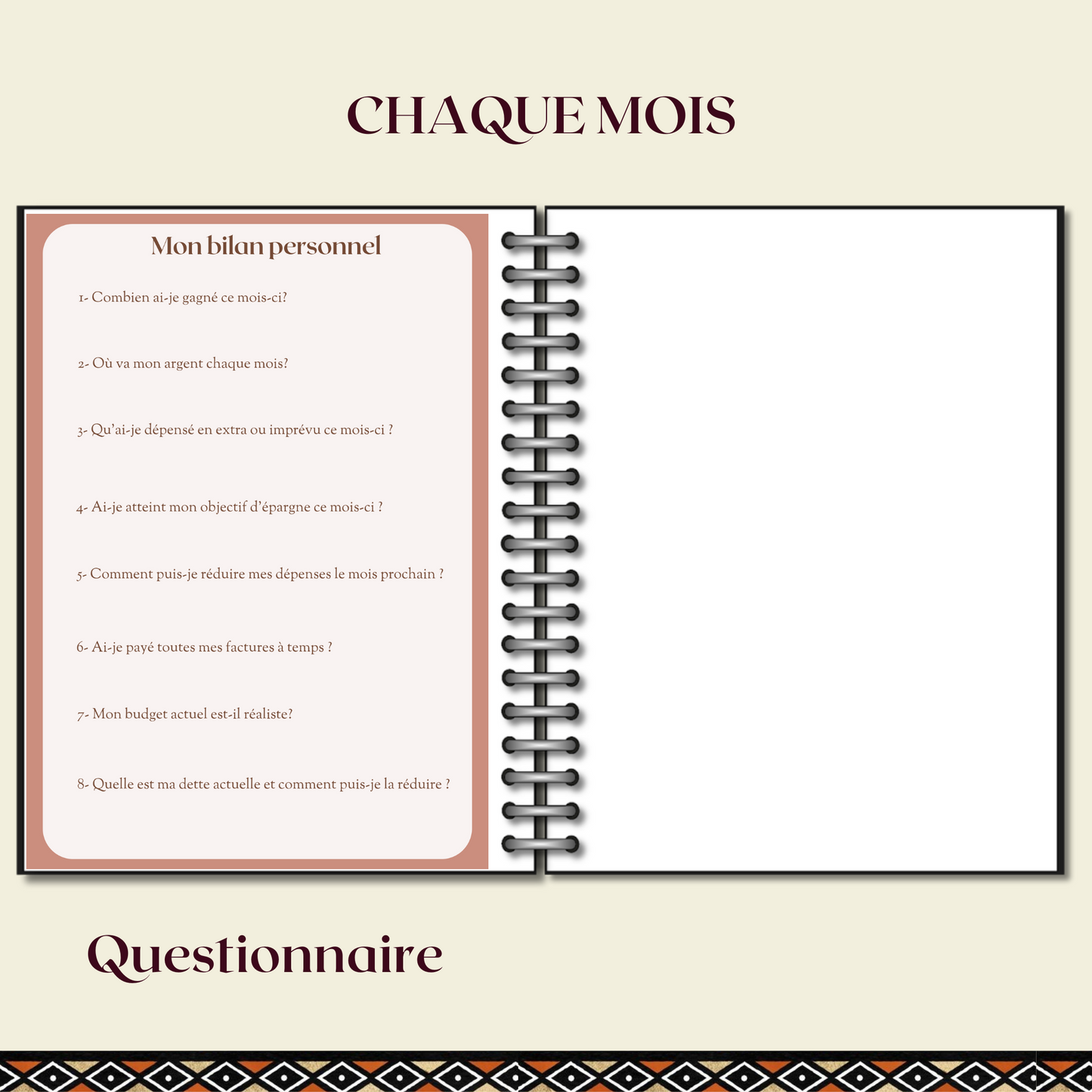 Mon budget mensuel