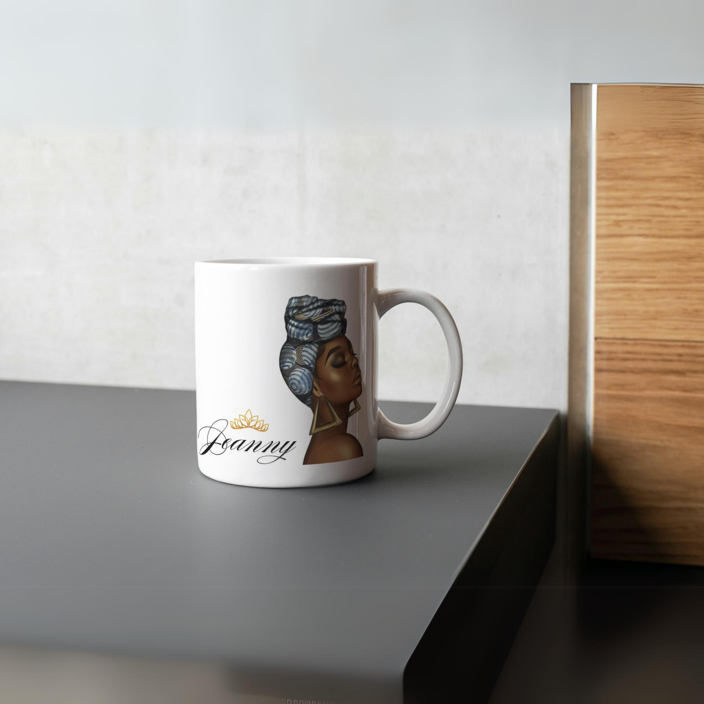 Tasse personnalisée femme africaine