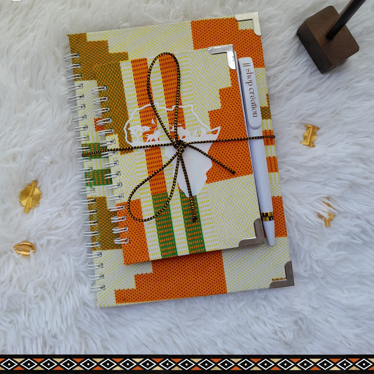 Ensemble carnet de note à spiral