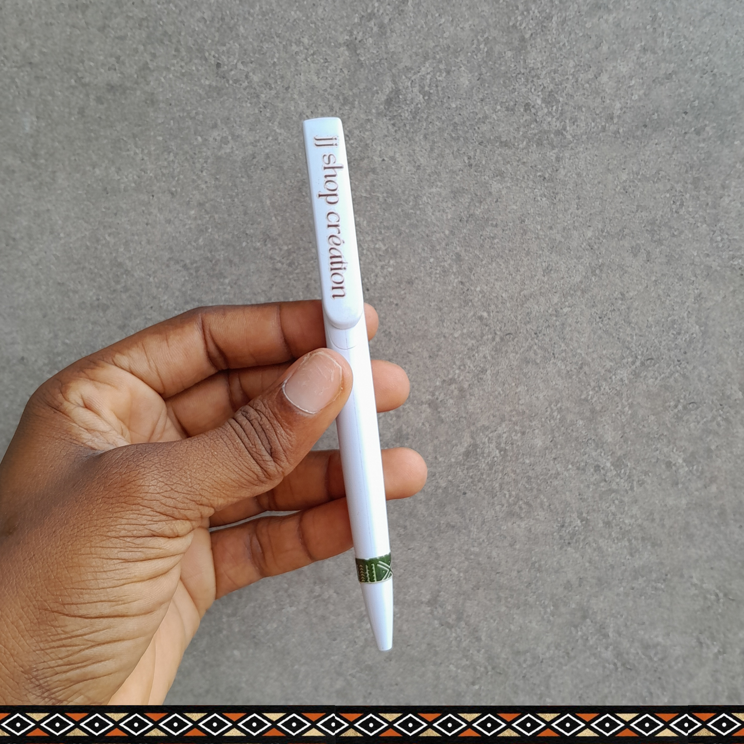 Stylo à motif pagne