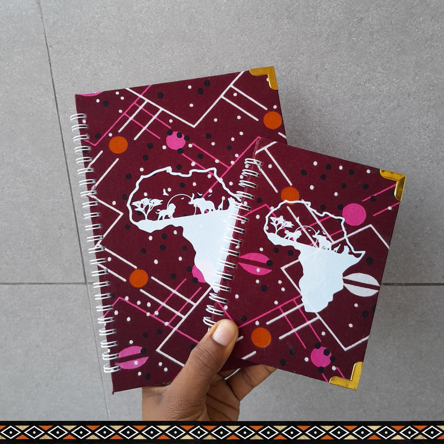 Ensemble carnet de note à spiral
