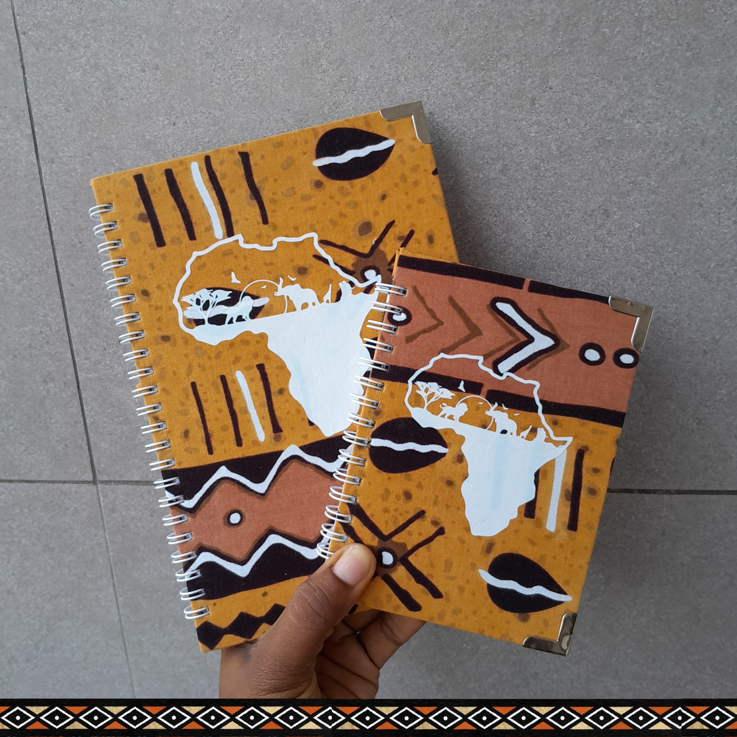Ensemble carnet de note à spiral