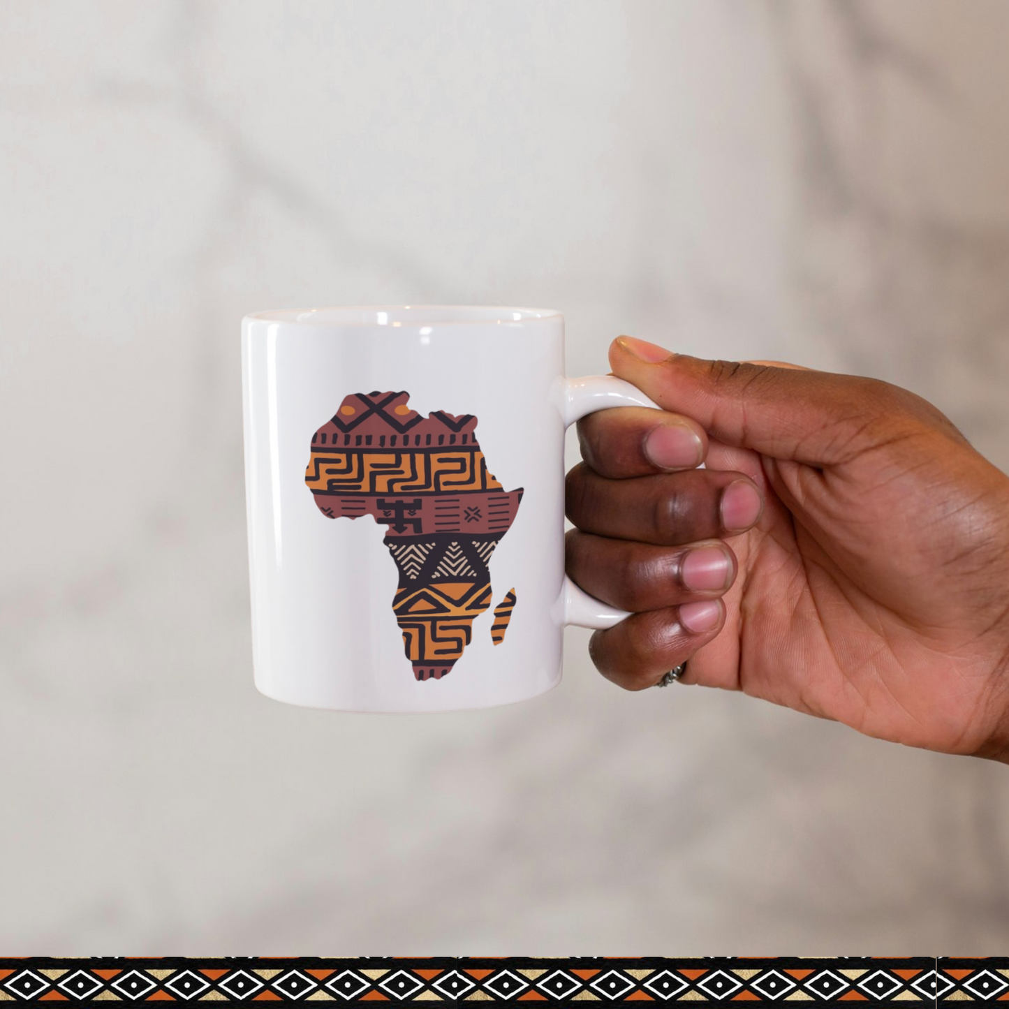 Tasse personnalisée Carte d'Afrique