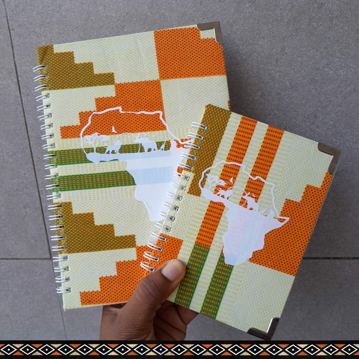 Ensemble carnet de note à spiral