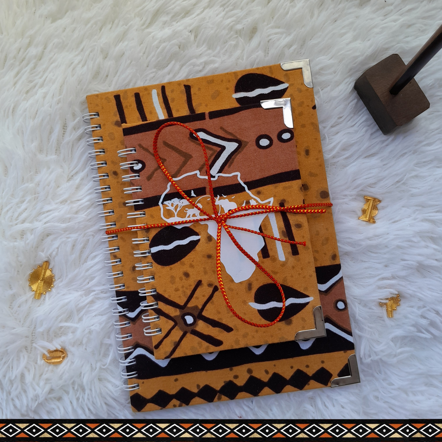 Ensemble carnet de note à spiral