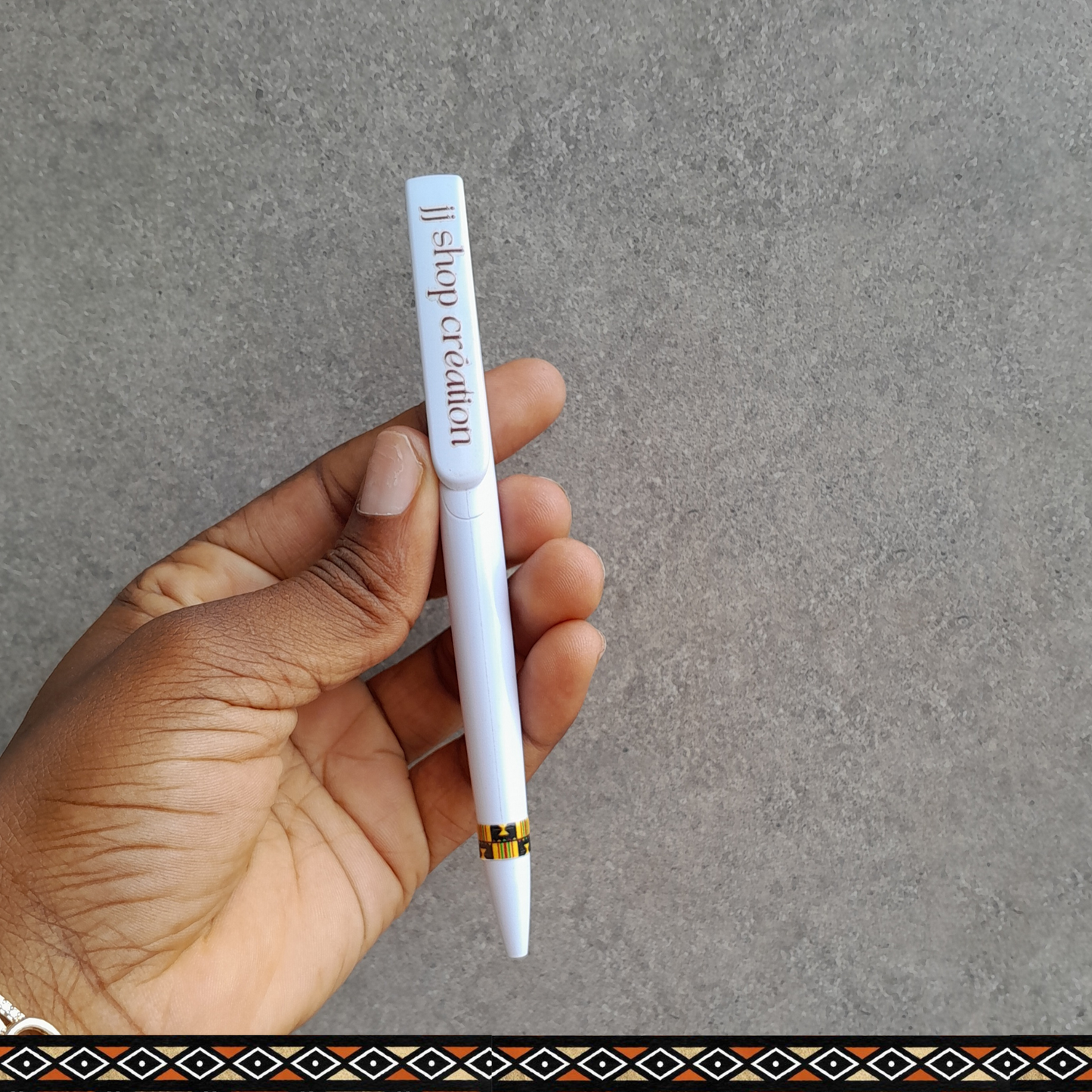 Stylo à motif pagne