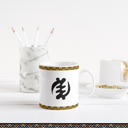 Tasse personnalisée à symbole africain