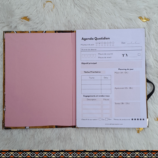 Agenda Journalier – Détachable & Rechargeable