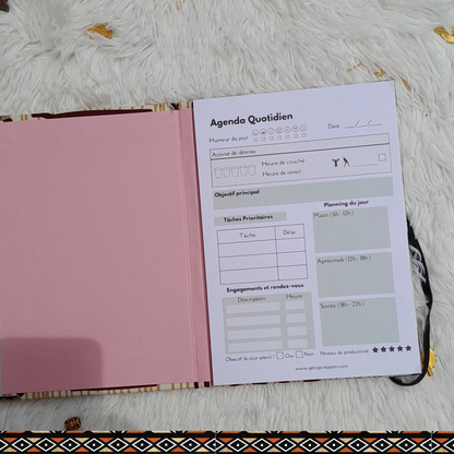 Agenda Journalier – Détachable & Rechargeable