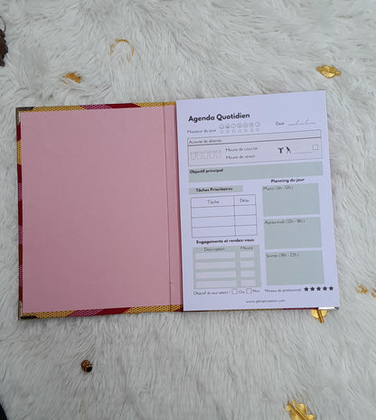 Agenda Journalier – Détachable & Rechargeable